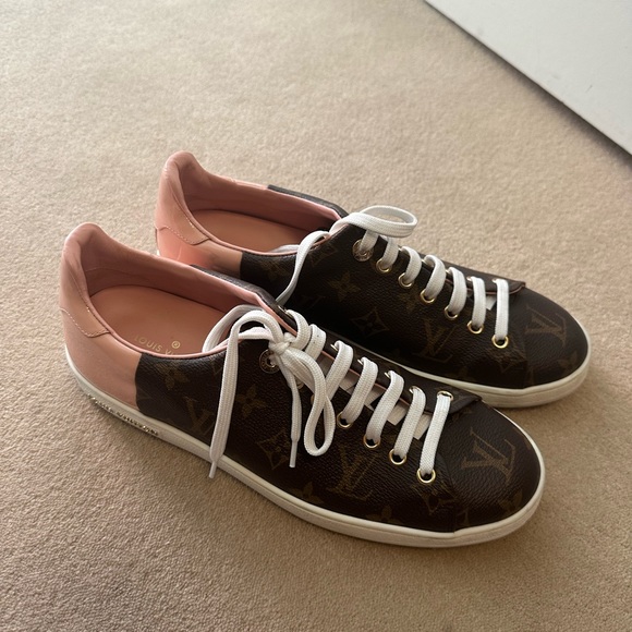 RARE Louis Vuitton pink & Monogram sneakers Pink size 40 worn twice Frontrow - Picture 8 of 8